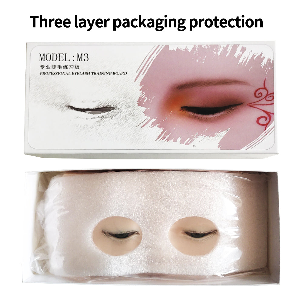 Imitation Human Model Head, Eye Model, Can Lift Eyelids, Eyelids Can be Opened, Simulates Human Skin, Super Soft and Can be Pressed
